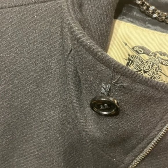 Men's Burberry Prorsum Winter Wool Coat - Black Mint Condition - Picture 16 of 16